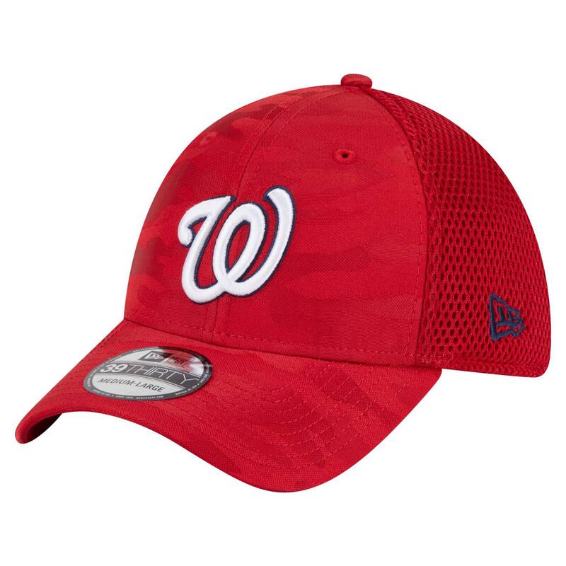 ニューエラ メンズ アクセサリー 帽子 Men's New Era Red Washingtonationalsubtle Camo 39THIRTY Flex Hat Nat Red レッド