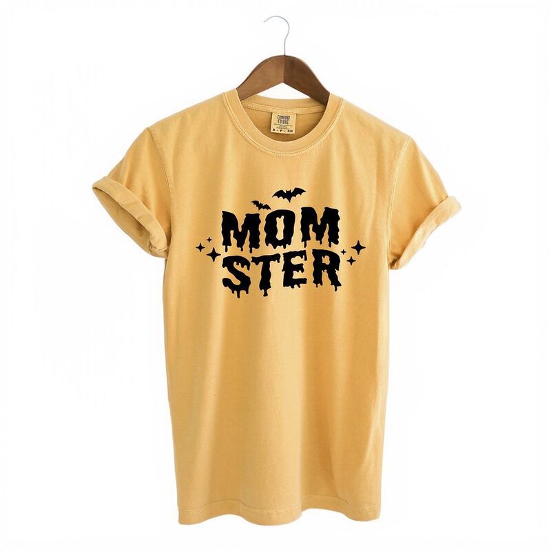 Simply Sage Market レディース トップス ティーシャツ Simply Sage Market Momster Bats Garment Dyed Tees Mustard 洋芥子 Tシャツ・カットソー-トップス