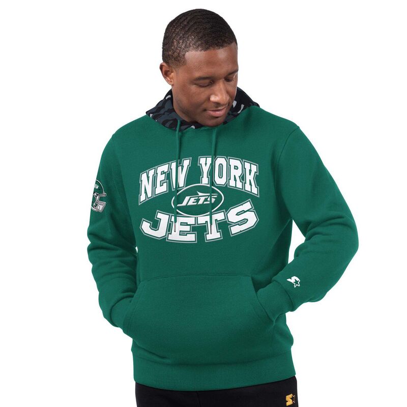 スターター メンズ トップス Tシャツ パーカー Men'starter Greenew York Jets Thursday Night Gridiron Pullover Hoodie Jet Green グリーン