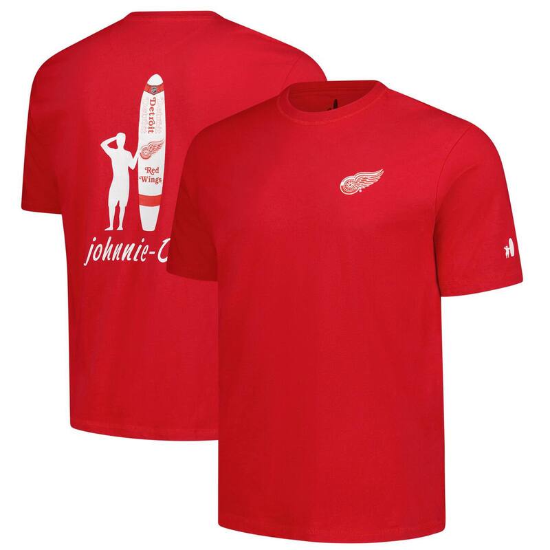 ジョニー オー メンズ トップス Tシャツ Men johnnie-O Redetroit Red Wings Heathered Spencer T-Shirt Rdw Red レッド