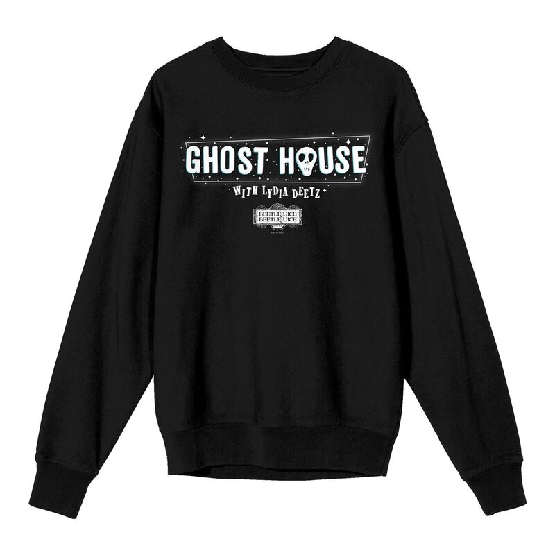 アニメ人となり メンズ トップス ティーシャツ Licensed Character Men\u0027s Beetlejuice Sign Long Sleeve Tee Black 黒いこと トップス-Tシャツ・カットソー-メンズファッション