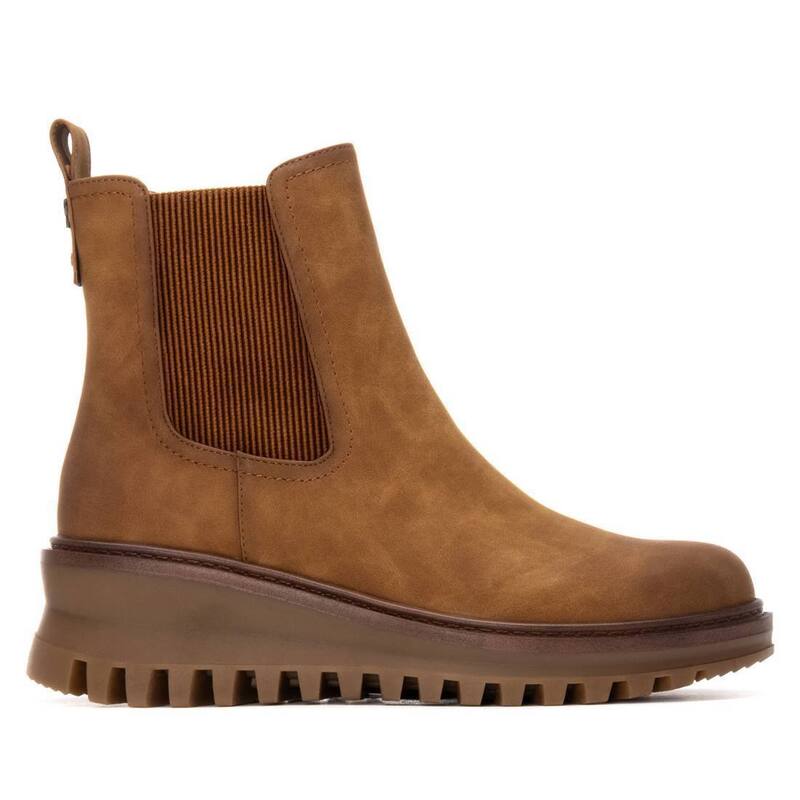 リフレッシュ レディース シューズ ブーツ・レインブーツ チェルシー Refresh Women's Casual Chelsea Booties 172983 Camel キャメル