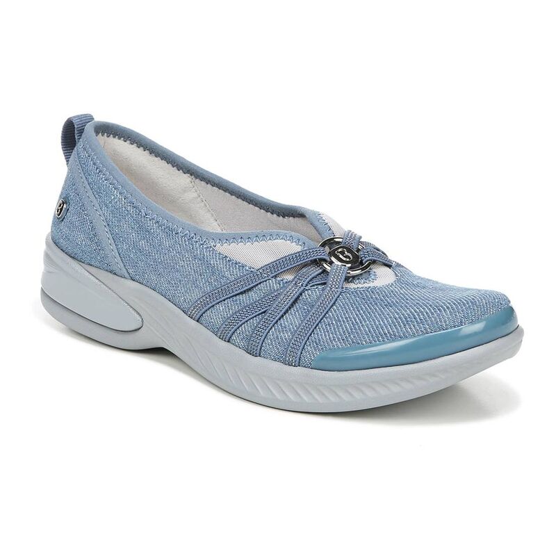 ビジーズ レディース シューズ サンダル Bzees Niche Women's Washable Flats Denim デニム