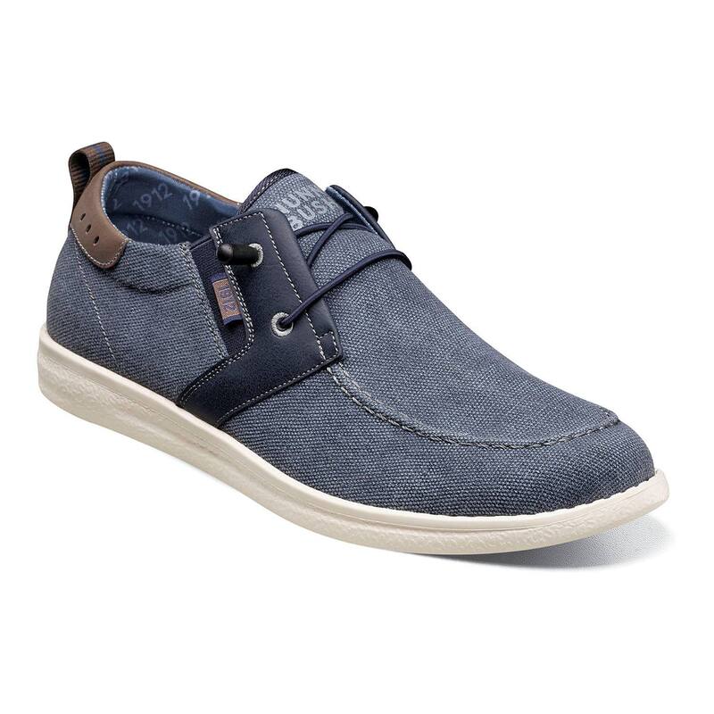 ノンかん木 メンズ シューズ Nunn BushR Brewski Men\u0027s Moc Toe Slip-On Shoes Navy 米国海軍