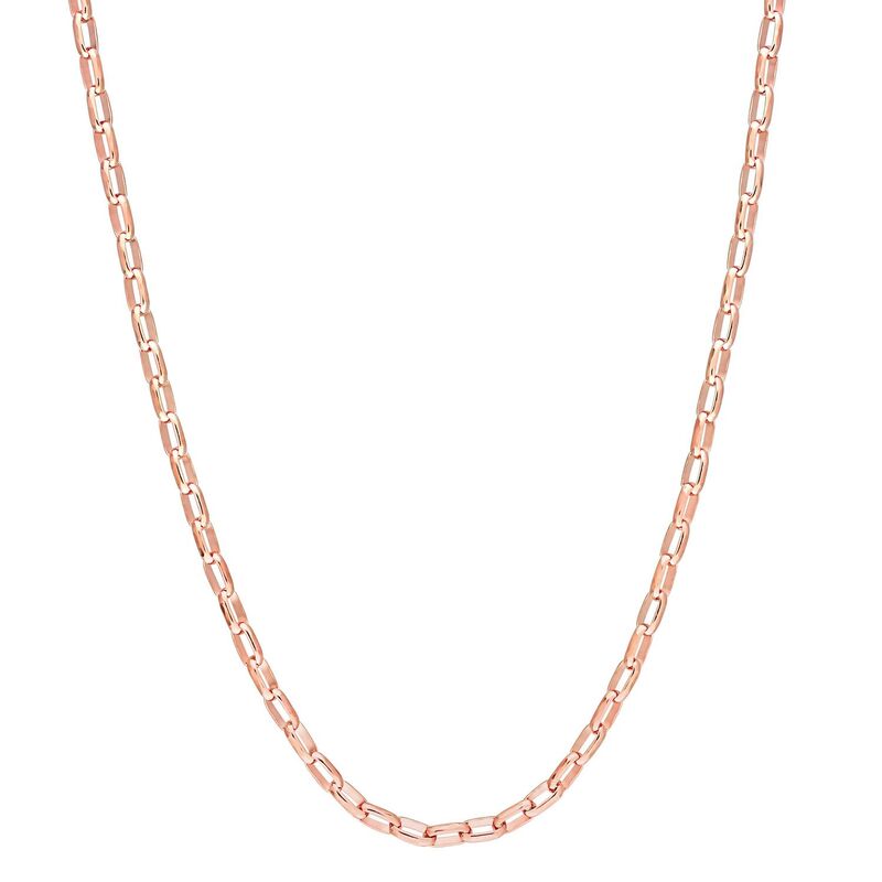 ステラ グレース レディース アクセサリー ネックレス・チョーカー・ペンダントトップ Stella Grace Sterling Silver 2 mm Fancy Rectangularolo Chainecklace 18k Rose Plated シルバー
