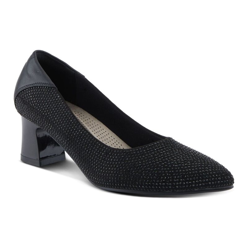 パトリシア レディース シューズ パンプス ヒール Patrizia Senna Women Block Heel Pumps Black ブラック