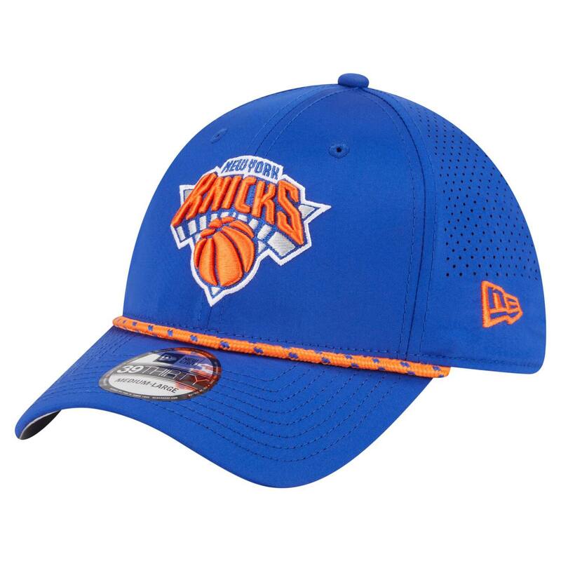 ニューエラ メンズ アクセサリー 帽子 Men's New Era Blue New Yorknicks Featherweight Poly Rope Flex 39Thirty Hat Kni Blue ブルー