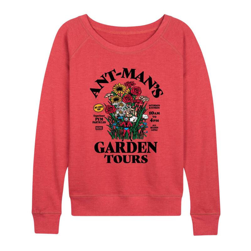 アニメキャラクター レディース トップス Tシャツ パイル Licensed Character Women's Ant-Man's Garden Tours French Terry Long Sleeve Tee Heathered ヘザー 9,706円