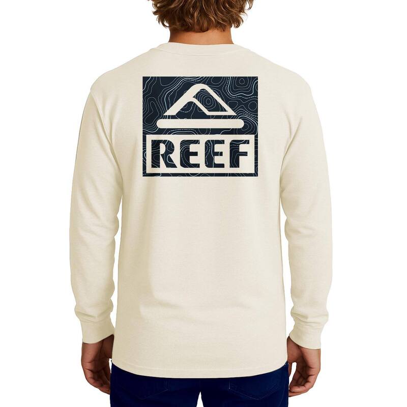 リーフ メンズ トップス Tシャツ グラフィック Men's REEF Topo Long Sleeve Graphic Tee Beige Khaki カーキ｜ReVida 店