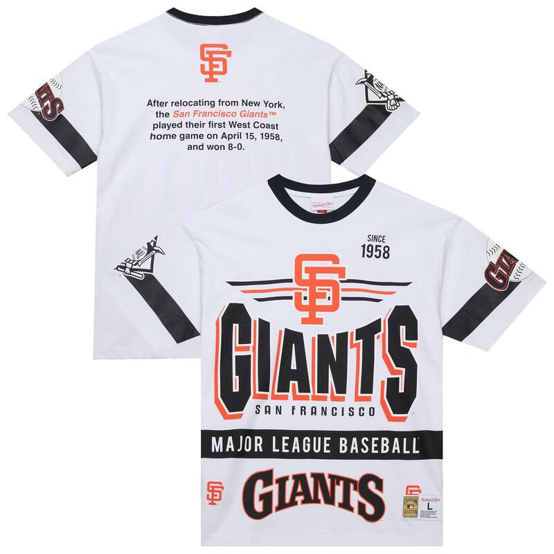 ミッチェル\u0026ネス メンズ トップス プルオーバー Men\u0027s Mitchell \u0026 Ness White San Francisco Giants Cooperstown Collection Team Origins Premium T-Shirt Gnt White 白いこと