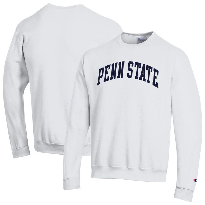 はやりっ児 メンズ トップス プルオーバー 汗水 フリース Men\u0027s Champion White Penn State Nittany Lions Basic Arch Fleece Pullover Sweatshirt Pst White 白いこと