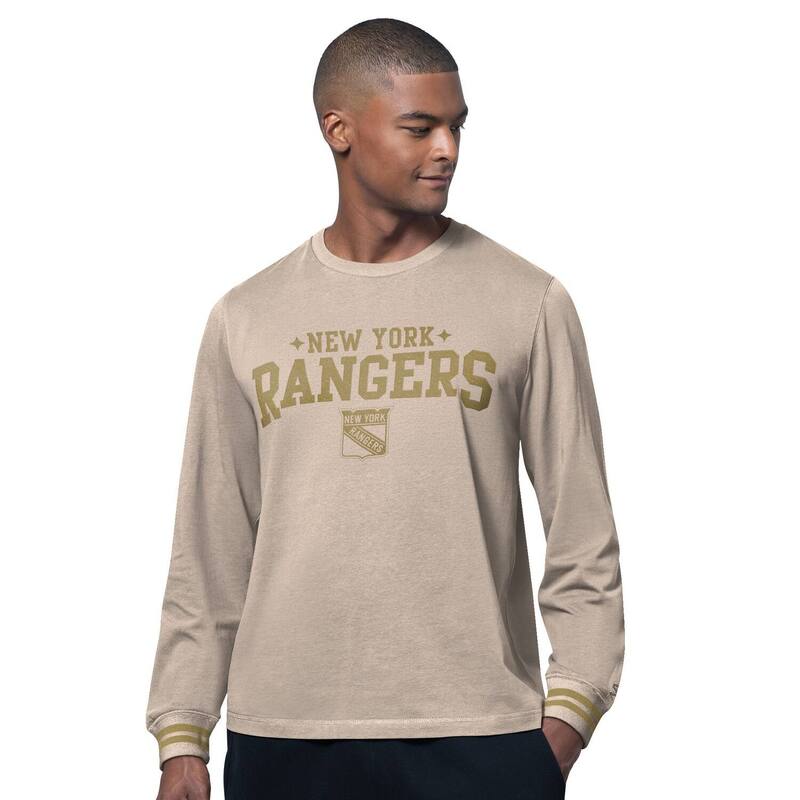 クランク メンズ トップス ティーシャツ Men\u0027starter Tanew York Rangers Field Long Sleeve T-Shirt Ran Multi マルチ色合い メンズファッション-トップス-Tシャツ・カットソー