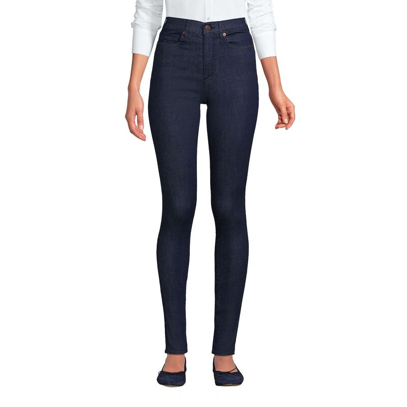 ランズエンド レディース ボトムス デニムパンツ ジーンズ Women's Lands' End Lycra Skinny Jeans Riverinse