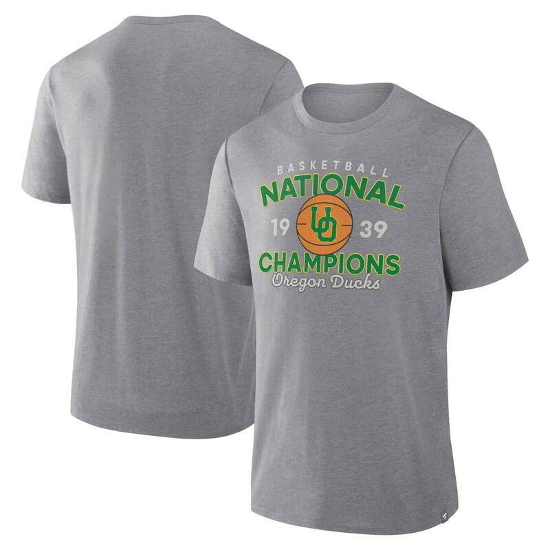 ファナティクス メンズ トップス Tシャツ ダウン Men's Fanatics Gray Oregon Ducks Dynamic Showdown Tri-Blend T-Shirt Uoo Grey グレー