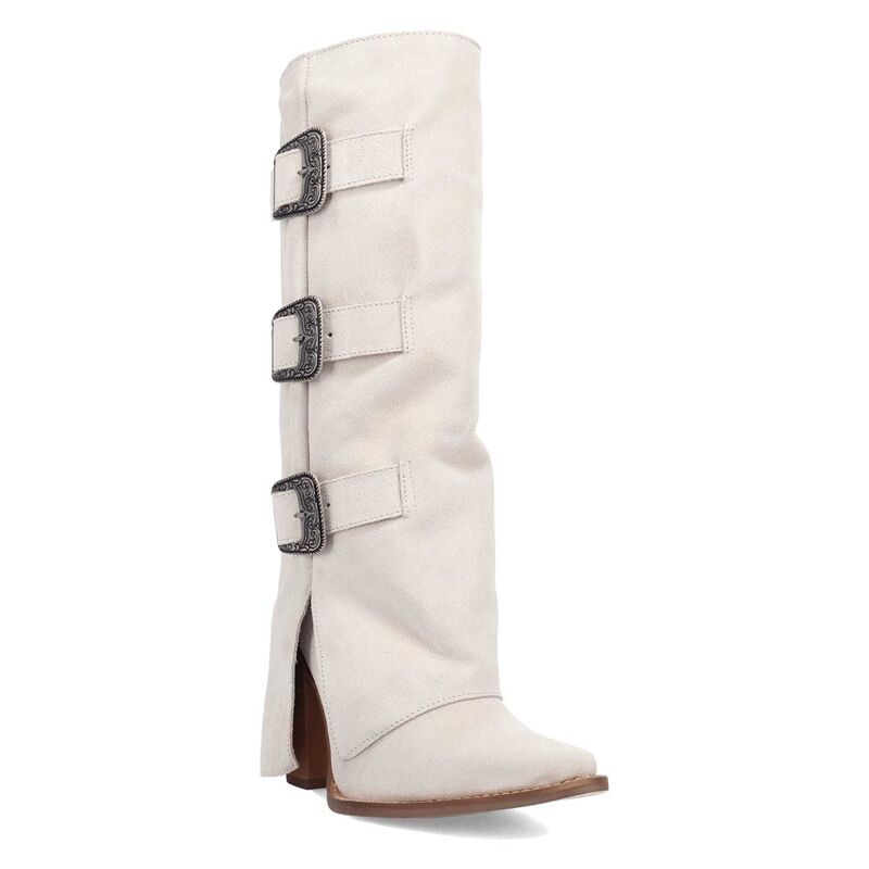 ディンゴ レディース シューズ ブーツ・レインブーツ スエード Dingo Buckle Bunny Women'suede Boots White ホワイト