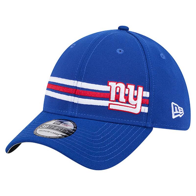 ニューエラ メンズ アクセサリー 帽子 Men's New Era Royal New York Giantstripes 39THIRTY Flex Hat Gia Blue ブルー