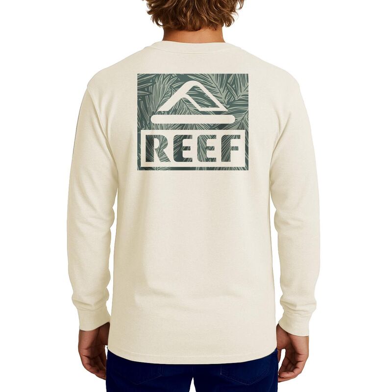 リーフ メンズ トップス Tシャツ グラフィック Men's REEF Palms Long Sleeve Graphic Tee Beige Khaki カーキ