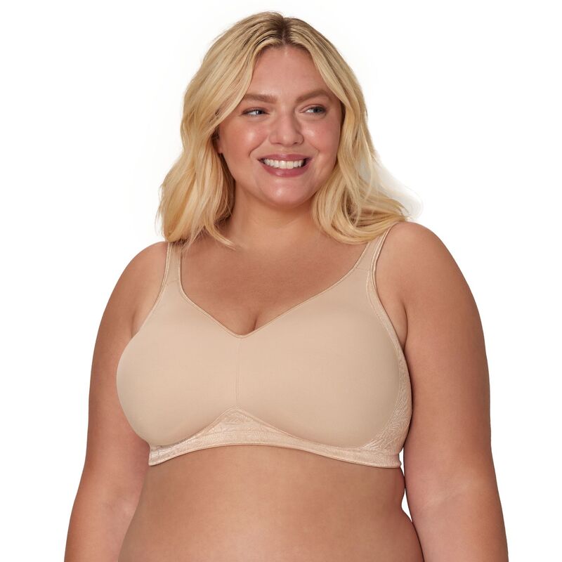 プレイテックス レディース アンダーウェア ブラジャー Playtex 18 Hour Back & Side Smoothing Wireless Bra 4049 Nude