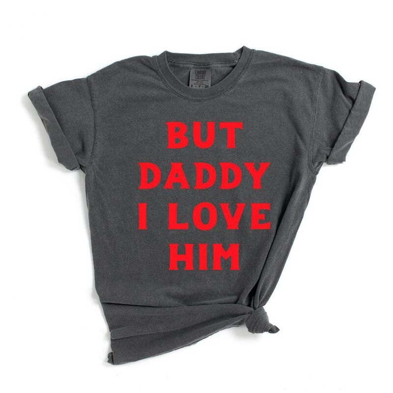 Simply Sage Market レディース トップス ティーシャツ Simply Sage Market Daddy I Love Him Garment Dyed Tees Pepper レディースファッション-Tシャツ・カットソー-トップス