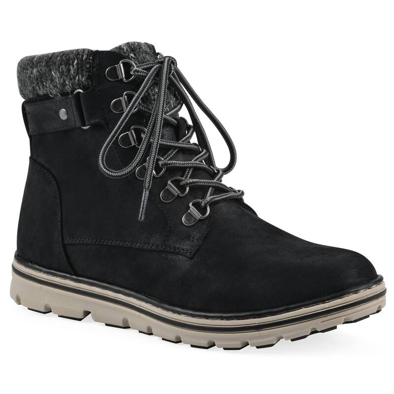 クリフバイホワイトマウンテン レディース シューズ ブーツ・レインブーツ アンクル Cliffs By White Mountain Kimora Women Ankle Hiker Boots Black Fabric ブラック
