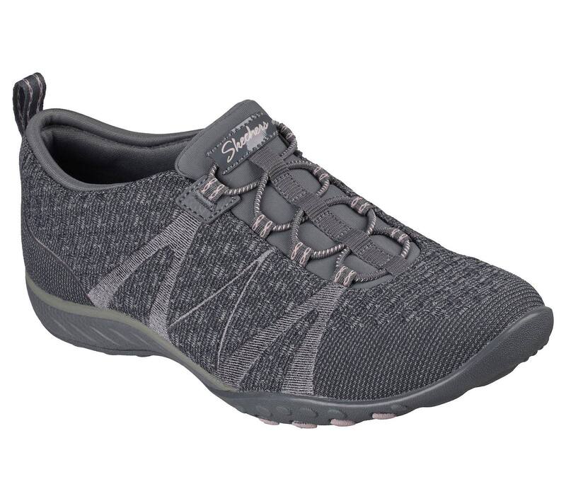 スケッチャーズ レディース シューズ スニーカー リラックスフィット ニット Skechers Relaxed Fit Breatheasy Sere-Knity Women'shoes Charcoal チャコール 13,121円