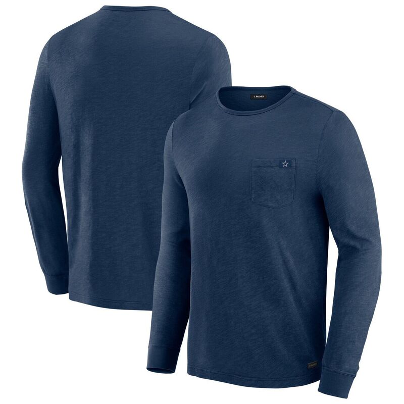 アンブランデッド メンズ トップス Tシャツ Unbranded Men J. Palmer Navy Dallas Cowboys In-The-Pocket Long Sleeve T-Shirt Cow Navy ネイビー