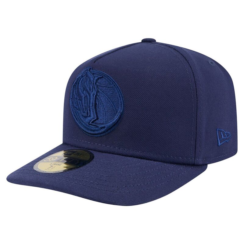 ニューエラ メンズ アクセサリー 帽子 Men's New Era Navy Dallas Mavericks Colorpack A-Frame Pinch Front 59FIFTY Fitted Hat Mav Navy ネイビー