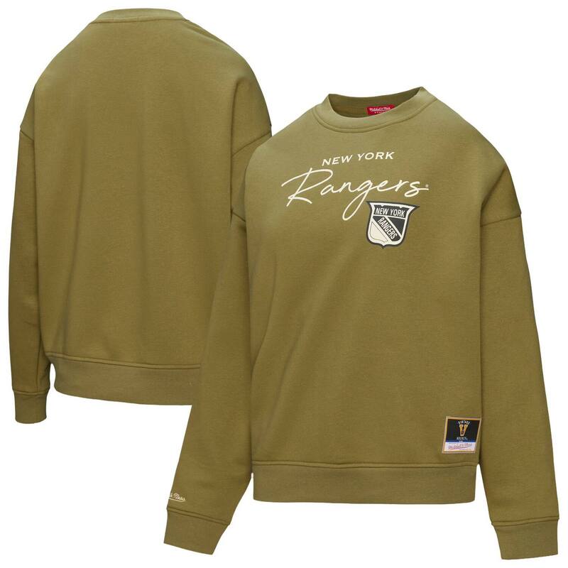 ミッチェル\u0026ネス レディース トップス プルオーバー 汗水 フリース Women\u0027s Mitchell \u0026 Ness Hunter Greenew York Rangers Fleece Sweatshirt Ran Multi マルチ色合い