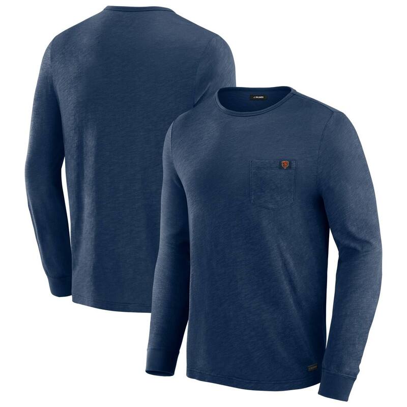 アンブランデッド メンズ トップス Tシャツ Unbranded Men J. Palmer Navy Chicago Bears In-The-Pocket Long Sleeve T-Shirt Brs Navy ネイビー