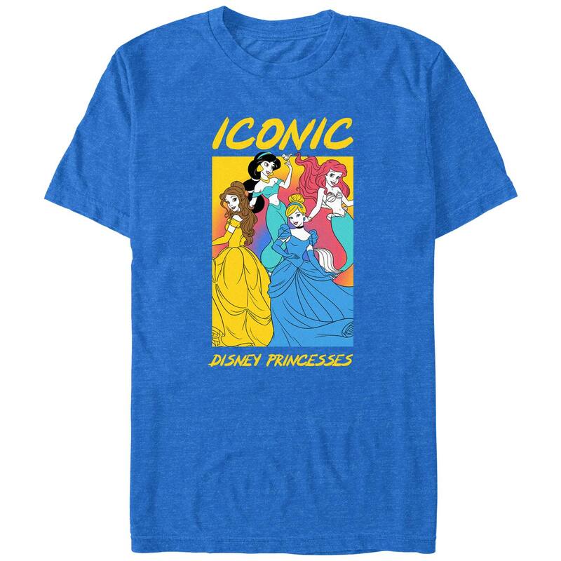 ディズニー メンズ トップス Tシャツ トール グラフィック Disney Princess Iconic Big & Tall Graphic Tee Royal Heather ヘザー