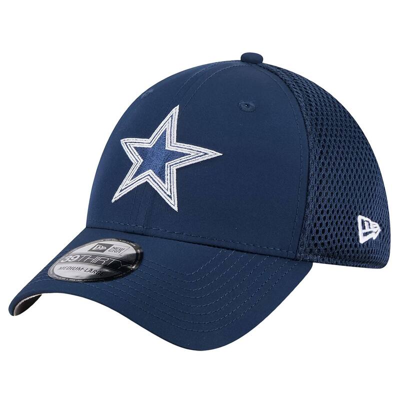 ニューエラ メンズ アクセサリー 帽子 Men's New Era Navy Dallas Cowboys Outline 39THIRTY Flex Hat Cow Navy ネイビー