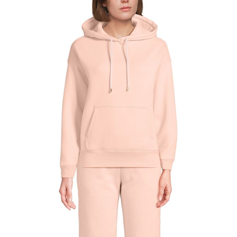 ランズエンド レディース アウター ニット・セーター スウェット シャツ Women's Lands' End Seriousweats Hooded Sweatshirt Soft Mineral Blush ブラッシュ