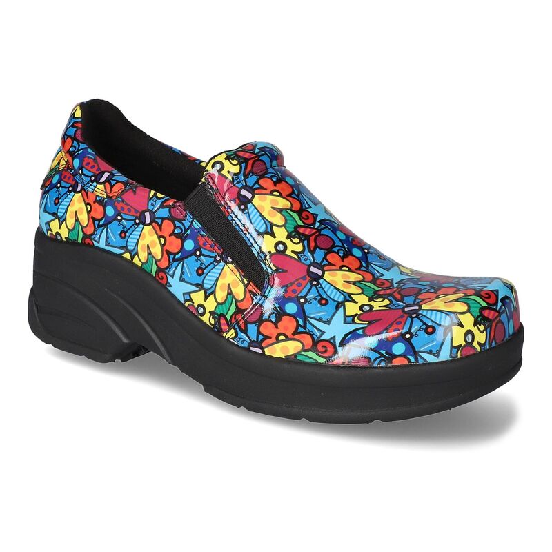 イージーストリート レディース シューズ サンダル Easy Works by Easy Street Appreciate Women's Work Shoes Trendy Garden Patent