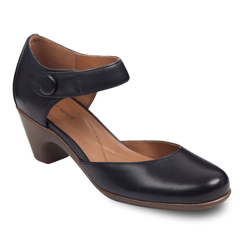 イージースピリット レディース シューズ パンプス ヒール Easy Spirit Clarice Women's Heels Black ブラック｜ReVida 店