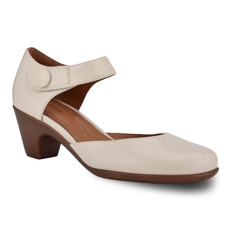 イージースピリット レディース シューズ パンプス 踵 Easy Spirit Clarice Women\u0027s Heels Ivory 象牙色 靴-パンプス-レディース靴