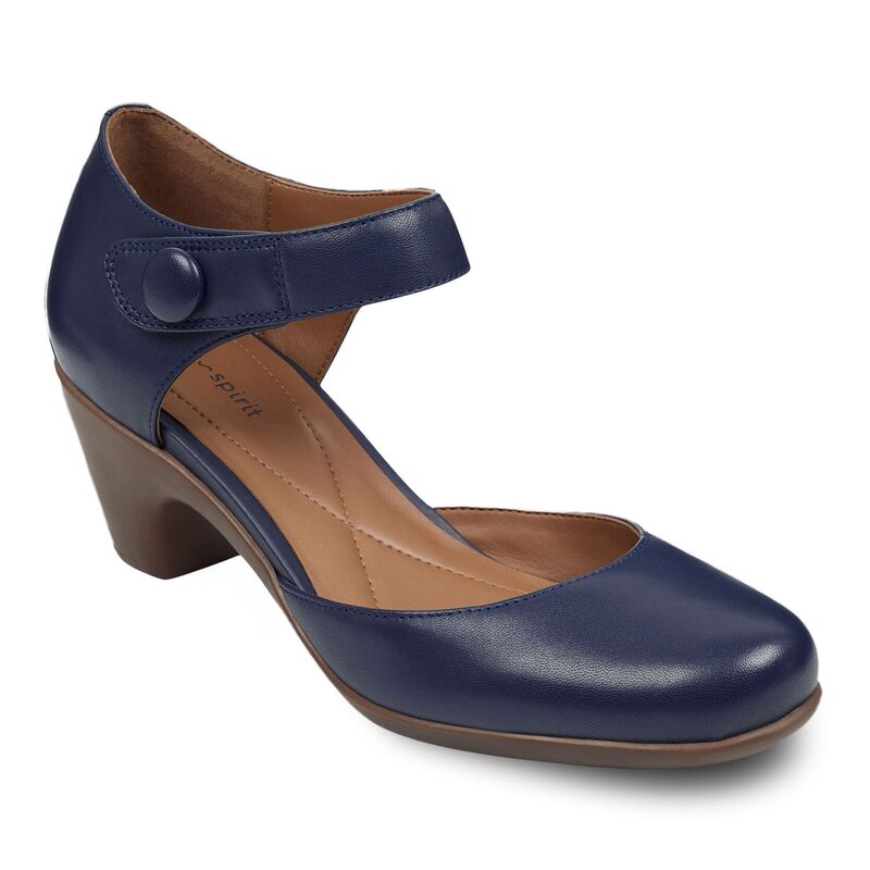 イージースピリット レディース シューズ パンプス 踵 Easy Spirit Clarice Women\u0027s Heels Navy 米国海軍 靴-レディース靴-パンプス