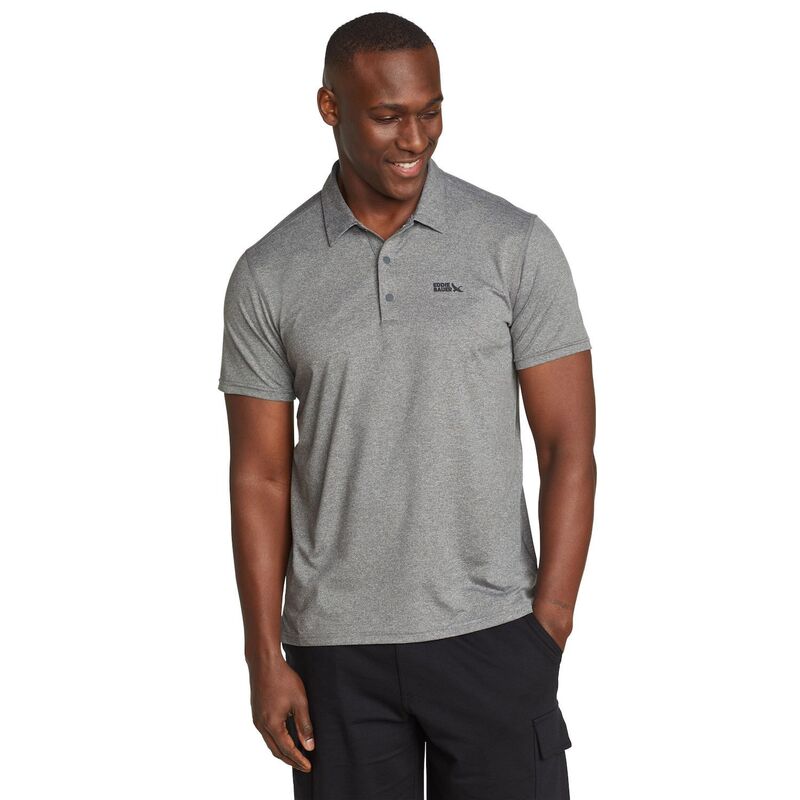 エディー バウアー メンズ トップス Tシャツ ポロシャツ Men's Eddie Bauer Short Sleeve Mountain Trek 2.0 Polo Shirt Medium Heather Gray グレー