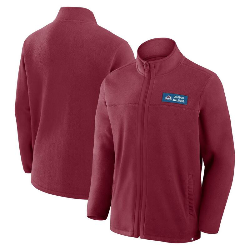 ファナティクス メンズ アウター ジャケット・ブルゾン フリース Men's Fanatics Burgundy Colorado Avalanche Home Ice Fleece Full-Zip Jacket Ava Med Re バーガンディ
