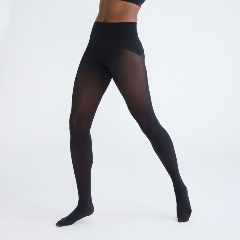 ヘインズ レディース アンダーウェア 靴下 Women's Haneseamless Opaque Tights Black ブラック