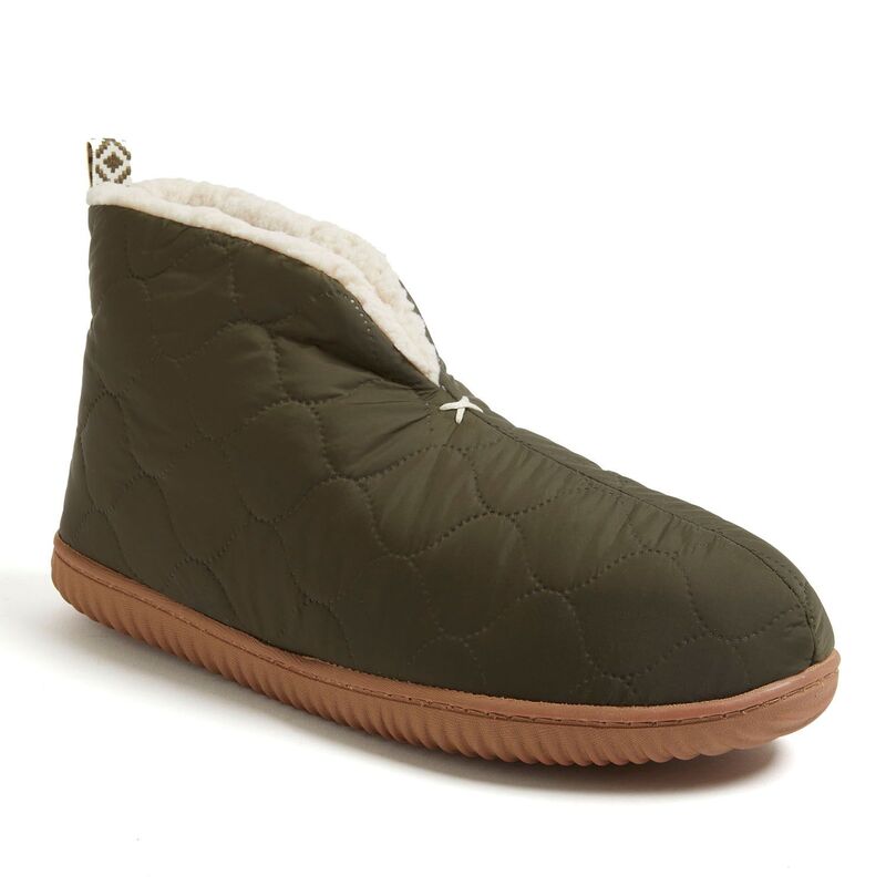 ディアフォームズ メンズ シューズ サンダル ブーツ Dearfoams Warm Up Men's Bootie Slippers Loden|ReVida 店