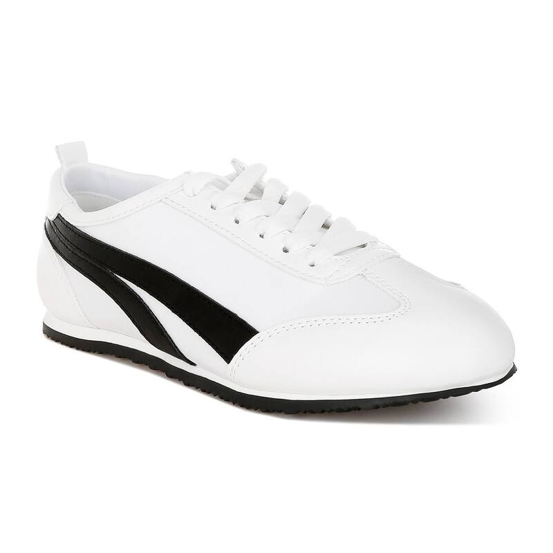 ロンドンラグ レディース シューズ スニーカー トール スピード競技 London Rag Montek Women\u0027s Metallic Lace-Up Sneakers White 白いこと