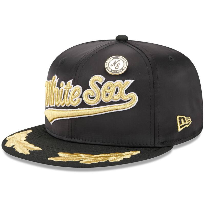 ニューエラ メンズ アクセサリー 帽子 Men's New Era Black Chicago White Sox 20259FIFTY Day Gold Leaf 59FIFTY Fitted Hat Sox Black ブラック