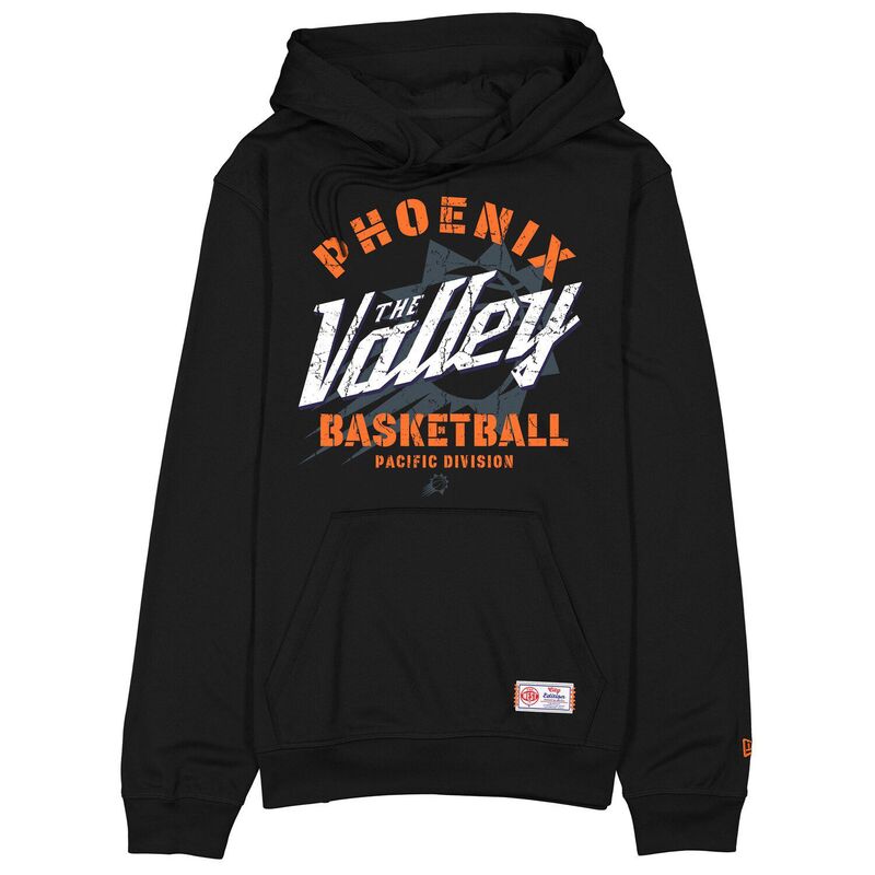 ニューエラ メンズ トップス Tシャツ フリース パーカー Men New Era Black Phoenix Suns 2025/26 City Edition Fleece Hoodie Phx Black ブラック
