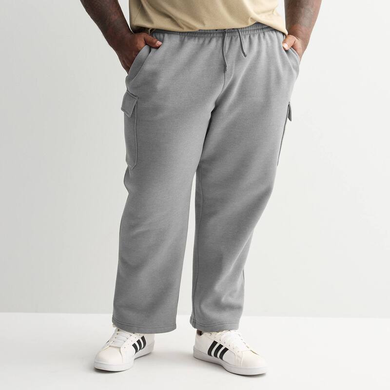 Tek Gear メンズ ボトムス カジュアルパンツ リラックスフィット カーゴパンツ トール Big & Tall Tek Gear Open Bottom Relaxed Fit Cargo Pants Light Grey グレー