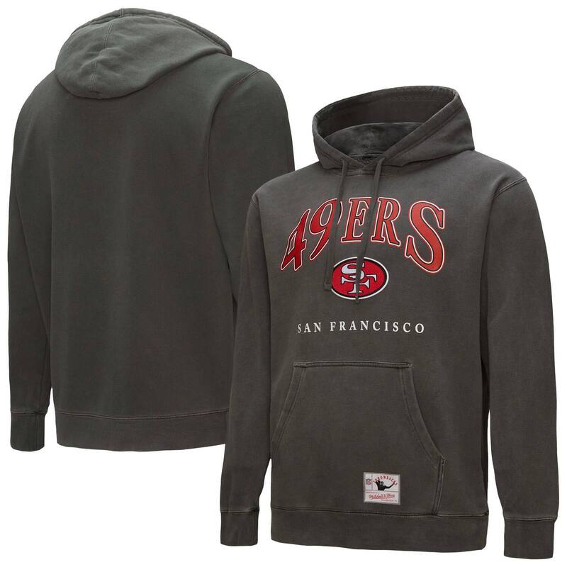 ミッチェル&ネス メンズ トップス Tシャツ パーカー Men's Mitchell & Ness Gray San Francisco 49erslot Pullover Hoodie 49r Grey グレー