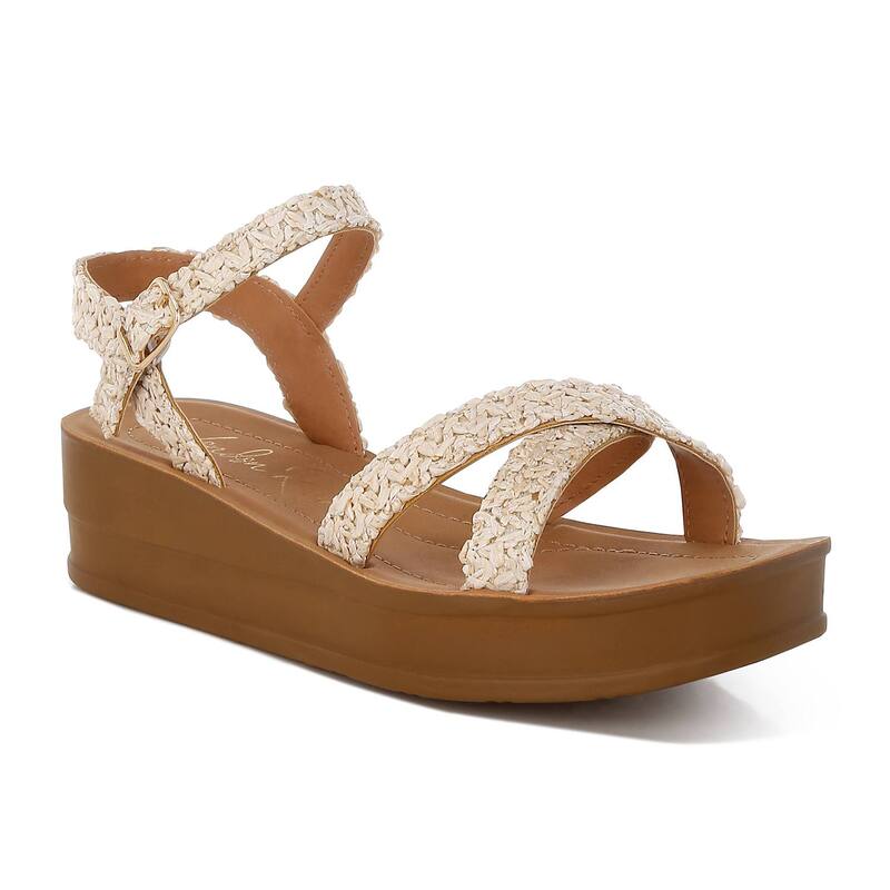 ロンドンラグ レディース シューズ サンダル プラットホーム London Rag Sephone Women\u0027s Platform Sandals Beige ベージュ