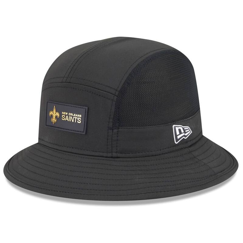 ニューエラ メンズ アクセサリー 帽子 Men's New Era Black New Orleansaints 2025 Sideline Bucket Hat Snt Black ブラック