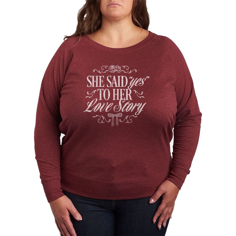 アニメキャラクター レディース トップス Tシャツ プラスサイズ パイル Licensed Character Plusize She Said \