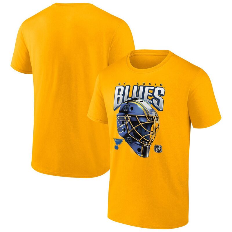ファナティクス メンズ トップス Tシャツ Men's Fanatics Gold St. Louis Blues Penalty Box T-Shirt Blu Gold ゴールド