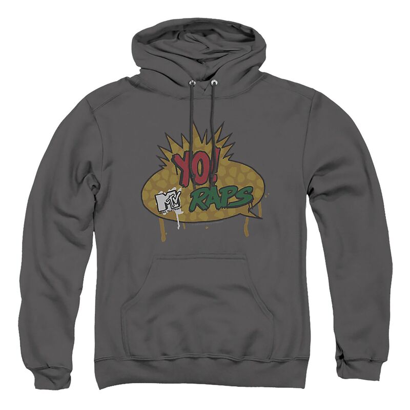アニメキャラクター メンズ トップス Tシャツ トール パーカー グラフィック Licensed Character Big & Tall Mtv Yo Mtv Raps Graphic Pullover Hoodie Charcoal チャコール｜ReVida 店